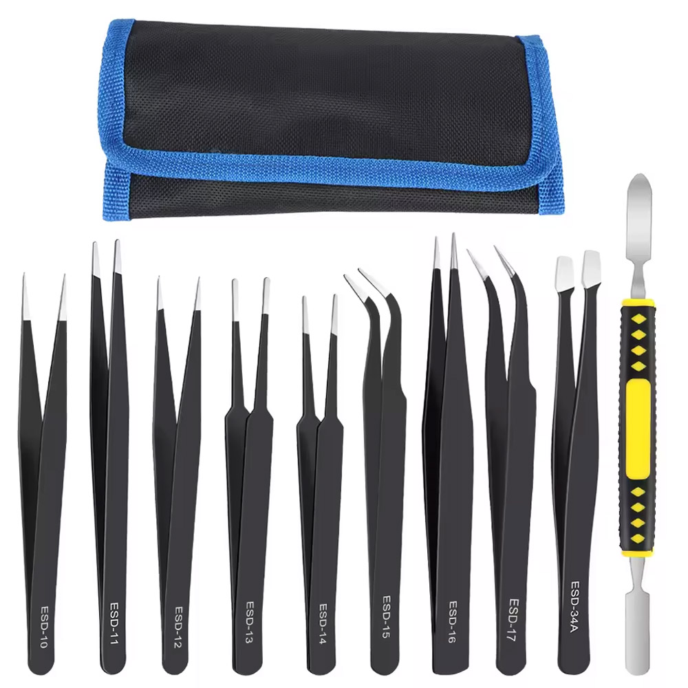 Learn Diy Electronics - 10 stks/set Precisie Antistatische Gebogen &