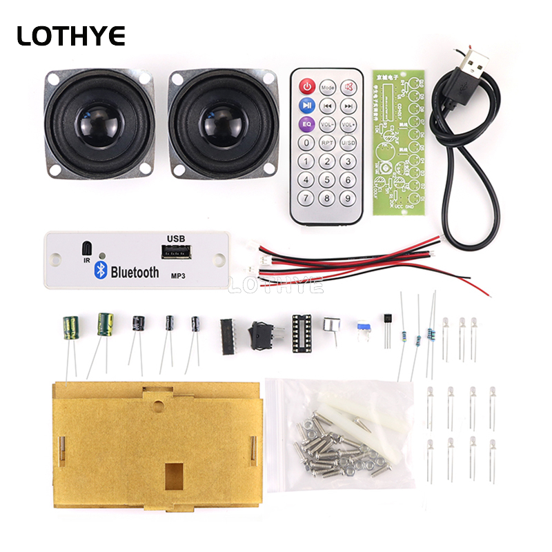 Diy Audio Electronics Kit - Mini-versterker Audio Bluetooth 3W*2 Luidsprekerbouwset DIY