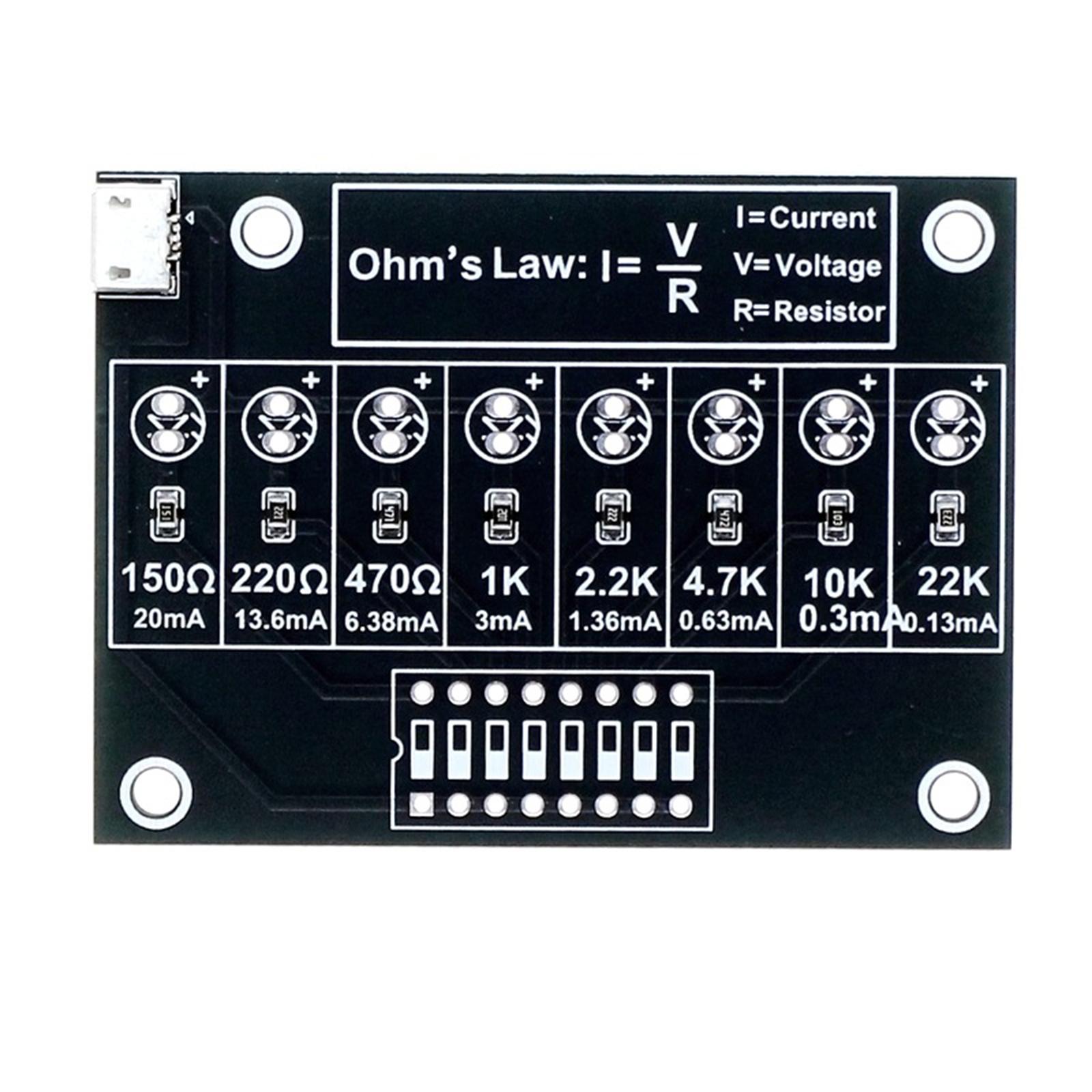 Learn Diy Electronics - DIY Soldeerpraktijkset Laste-set Elektronisch circuitproject Trainingsweerstandsleerbord
