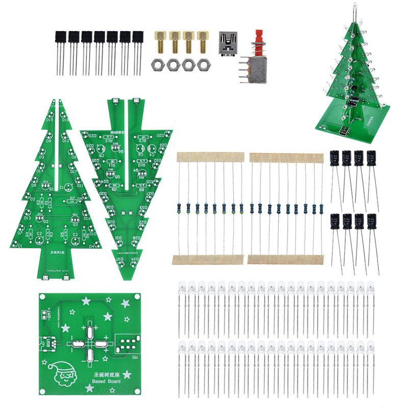 Diy Electronics Com - GREATZT Driedimensionale 3D Boom LED DIY