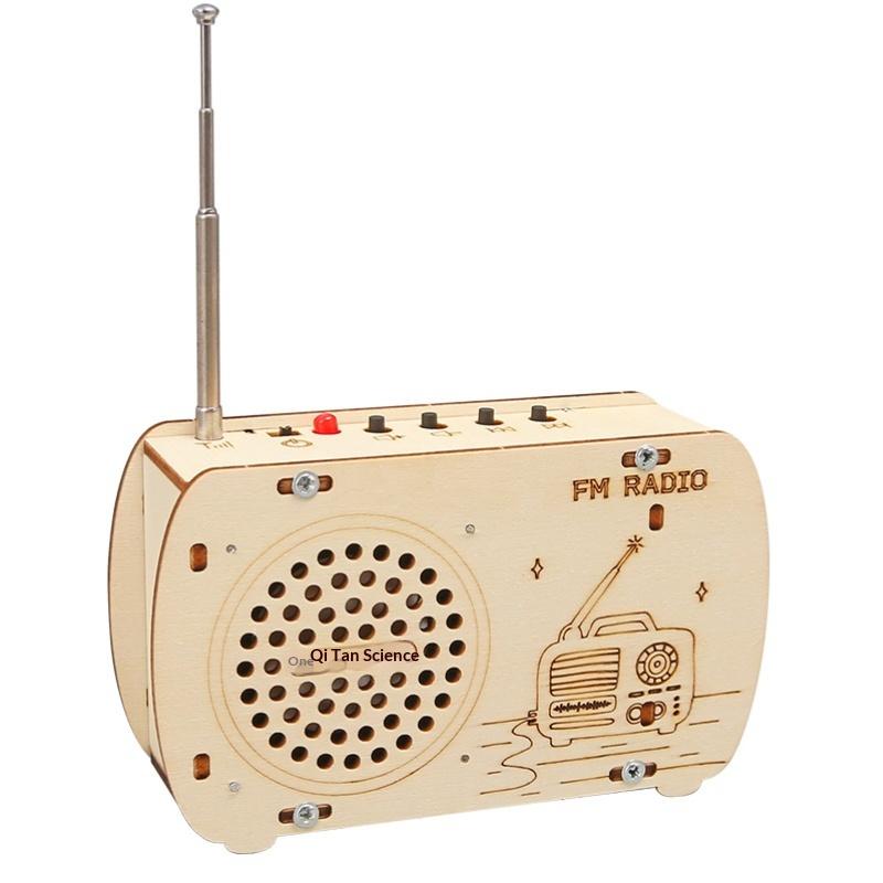 Diy Electronics Projects For Kids - DIY houten FM-radiokit Vintage montage elektronisch